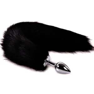 Three-Color Fox Tail Butt Plug