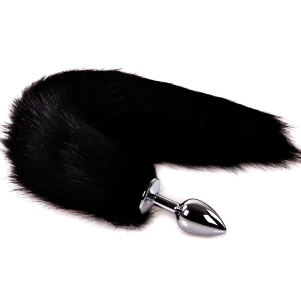 Three-Color Fox Tail Butt Plug