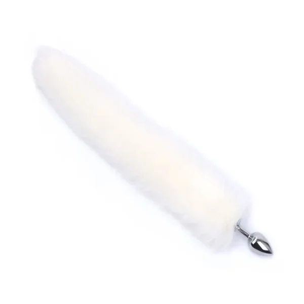 Three-Color Fox Tail Butt Plug - Image 4