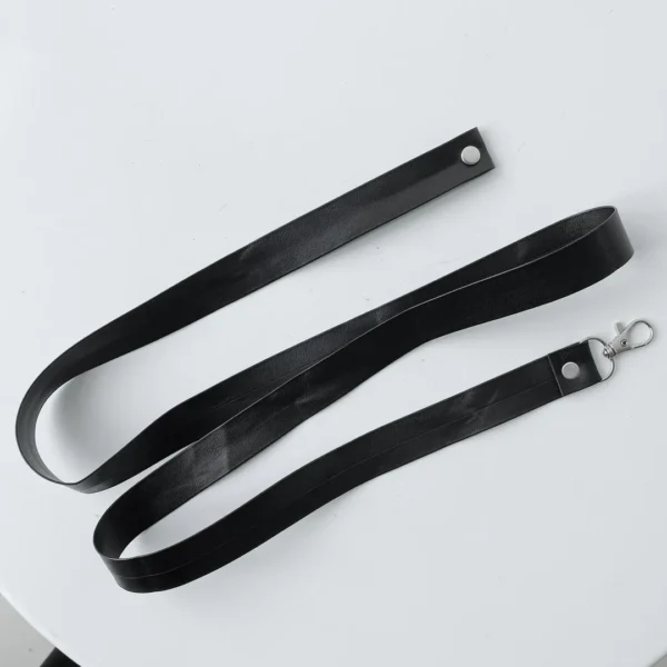 Gray Crotchless Bodysuit with Leash - Image 8
