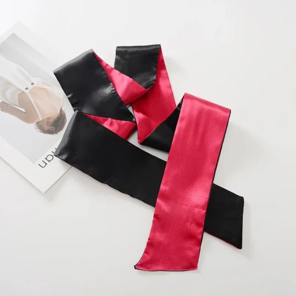 Red Silk Blindfold