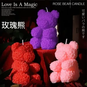 Rose Bear Low-Temperature Candle