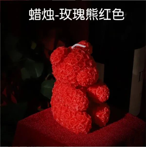 Rose Bear Low-Temperature Candle - Image 5