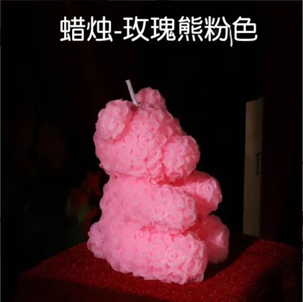 Rose Bear Low-Temperature Candle - Image 6