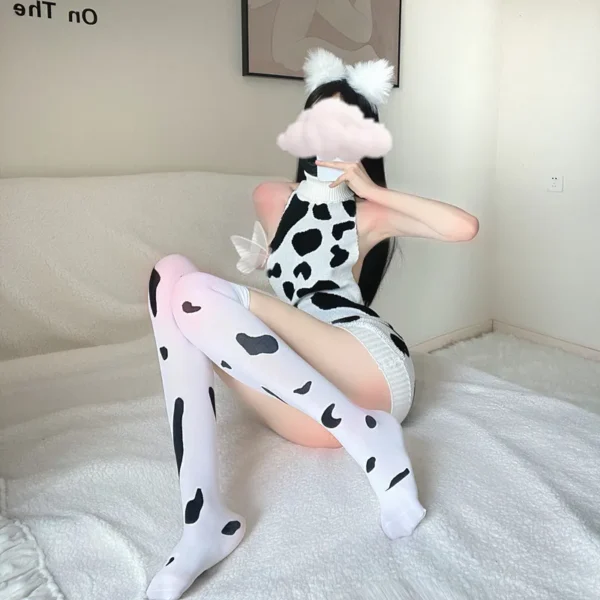 Backless Cow Sweater - 图片 6