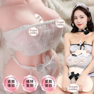 Half-body mold with buttocks and breasts exposed