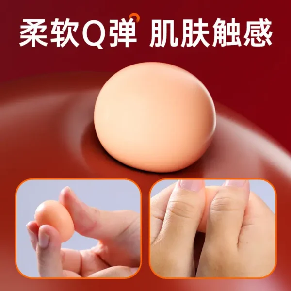 Soft beads entering the body（inside condom） - Image 4
