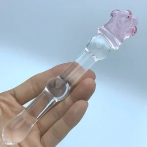 median glass cat paw masturbation stick