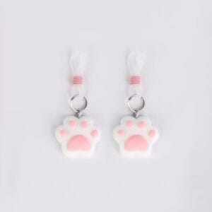 White Cat Paw Nipple Clamps