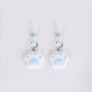 Blue Cat Paw Nipple Clamps