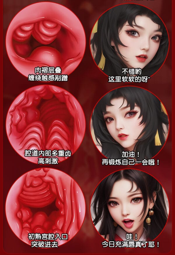 Realistic Oral Masturbator – Deep Throat Design - 图片 6