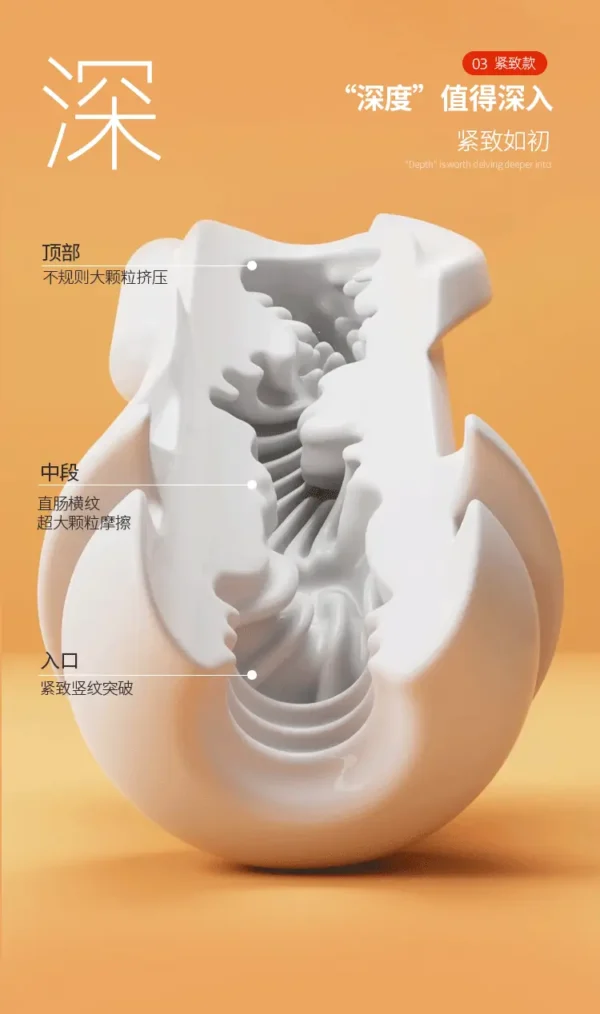 JiYu Challenger 003 Manual Masturbator Cup - Image 7