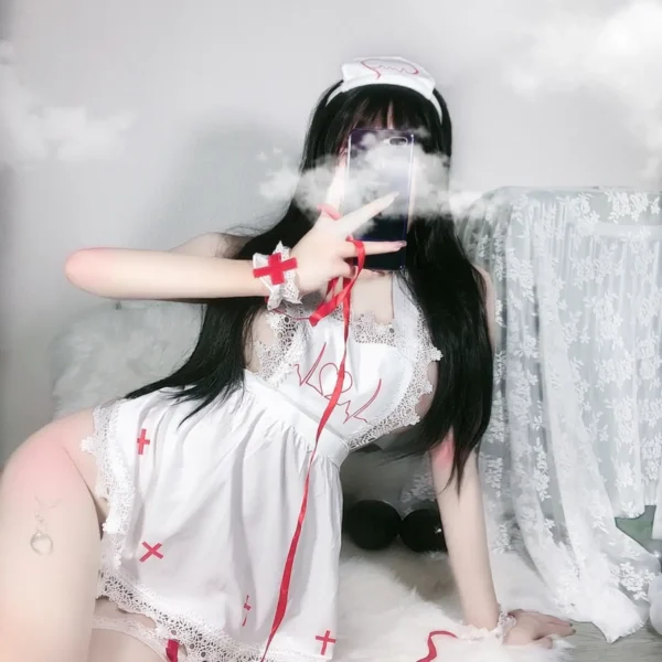 Wuli Rabbit Playful Maid Nurse Uniform - Image 2