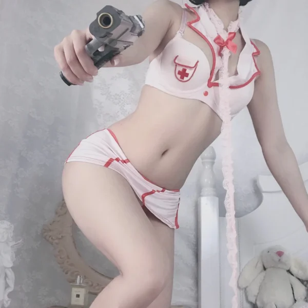 Wuli Rabbit Cute Nurse Costume - Image 6