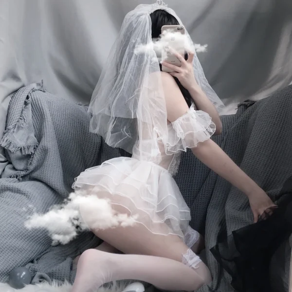 Wuli Rabbit Sheer Bridal Set - Image 6
