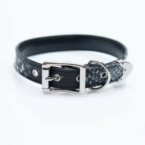 Black Snake with Silver Pattern Choker