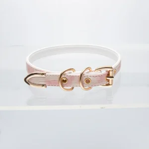 Pink Snakeskin Puppy Choker