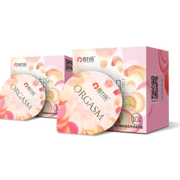 Beili Climax Textured Condoms with Dots (2-Pack) - Image 4