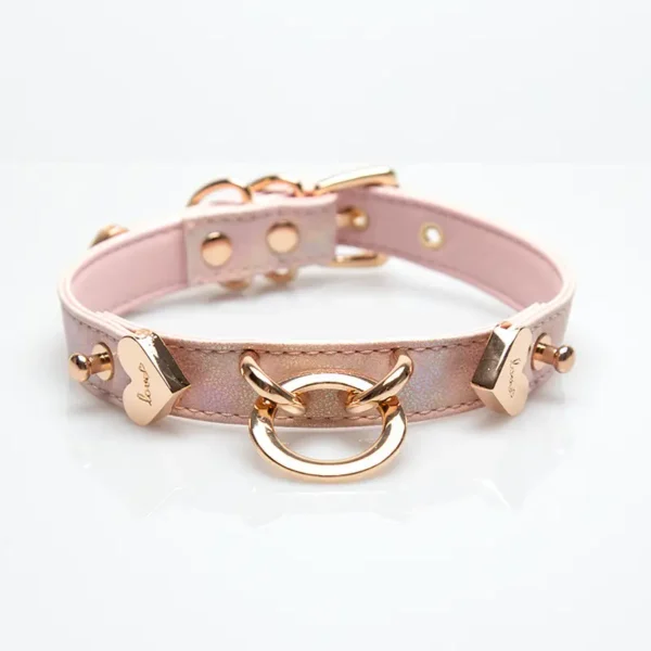 Japanese Soft Girl Necklace Holographic Gradient Choker - Image 2