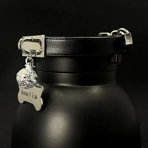 Black Sexy Punk Street Style Bell Choker - Image 5