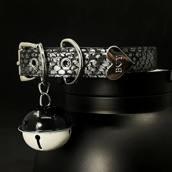 European and American Sexy Punk Street Style Nightclub Bell Choker - Image 3