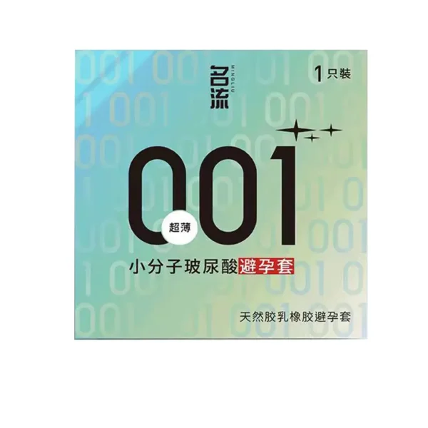 Mingliu Hyaluronic Acid 001 Ultra-Thin Condoms (3-Box Pack)