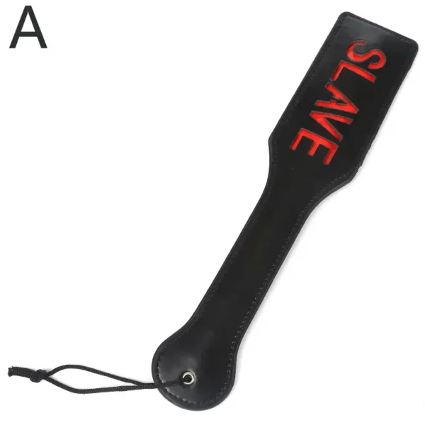 Black XOXO Leather Spanking Paddle - Image 6