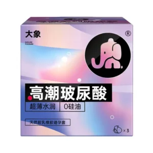 Elephant Climax Hyaluronic Acid Condoms (3-Pack)