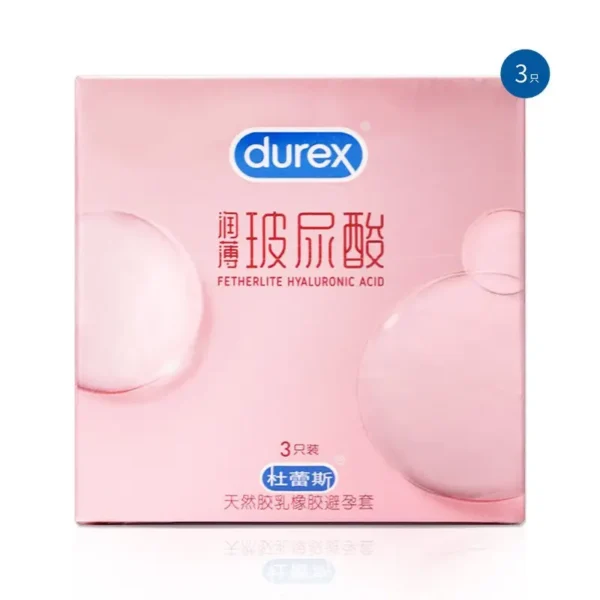 Durex Hyaluronic Ultra Thin Condoms, 3-Pack