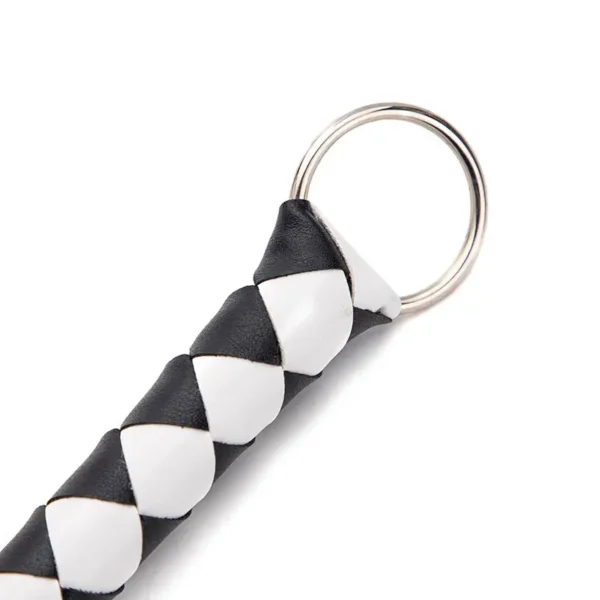Black & White Leather Queen Soft Whip - Image 6
