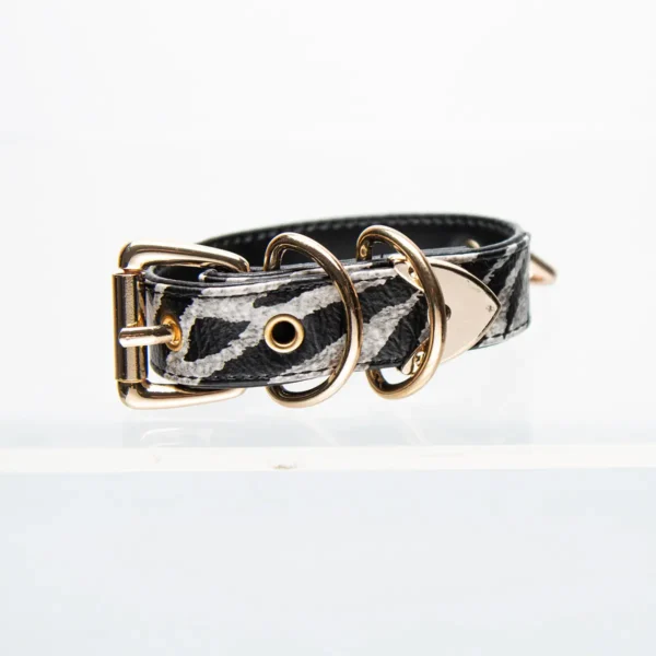 Snakeskin Zebra Pattern Handcuffs and Ankle Cuffs - 图片 4