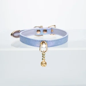 Purple Holographic Choker with Small Bell