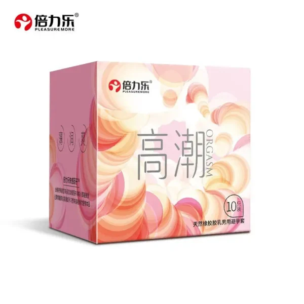 Beili Climax Textured Condoms with Dots (2-Pack) - Image 3