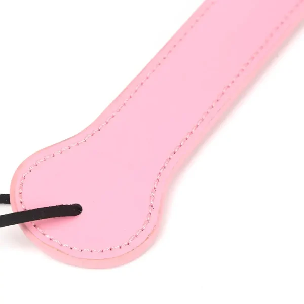 Pink XOXO Leather Spanking Paddle - Image 5