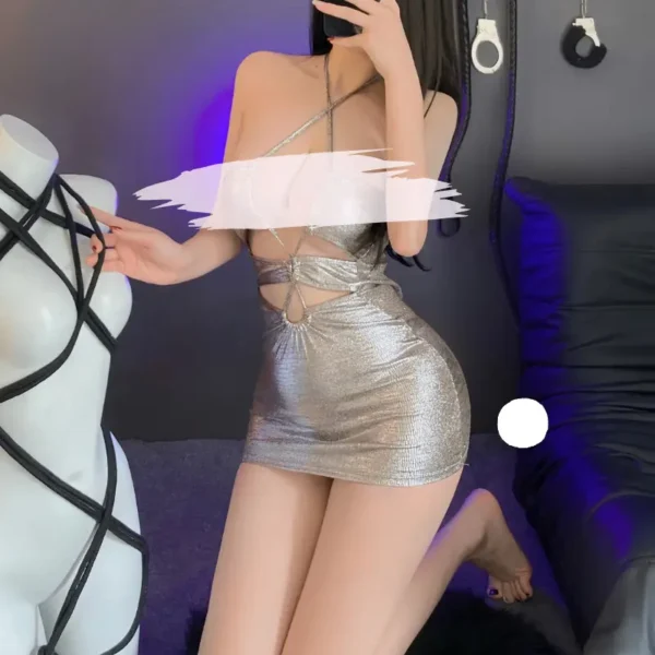 Hot Backless Tight Bodycon Dress - Image 3