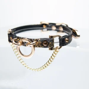 Black Snake Pattern Chain Punk Choker